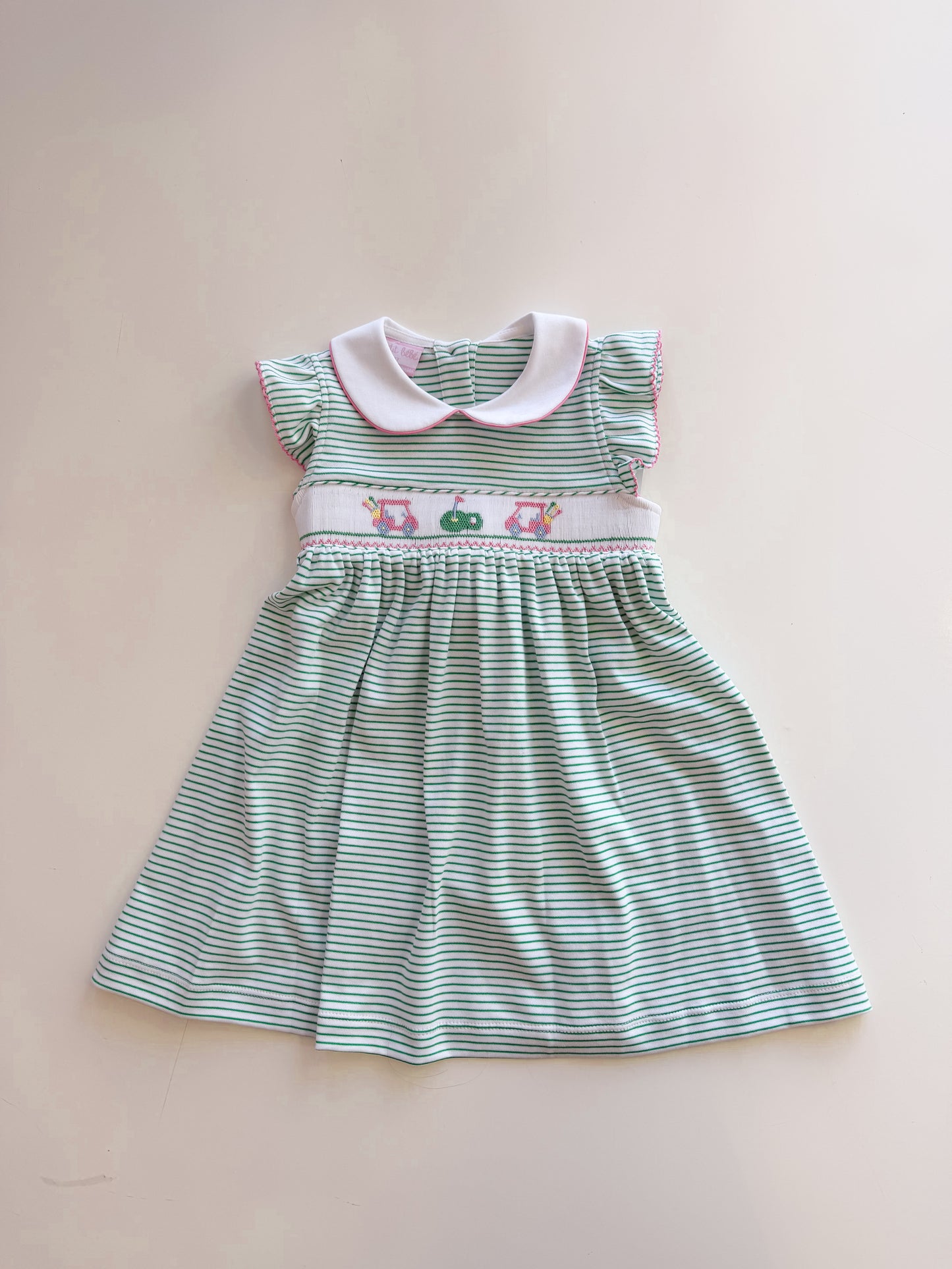 Golf Green Stripe Dress