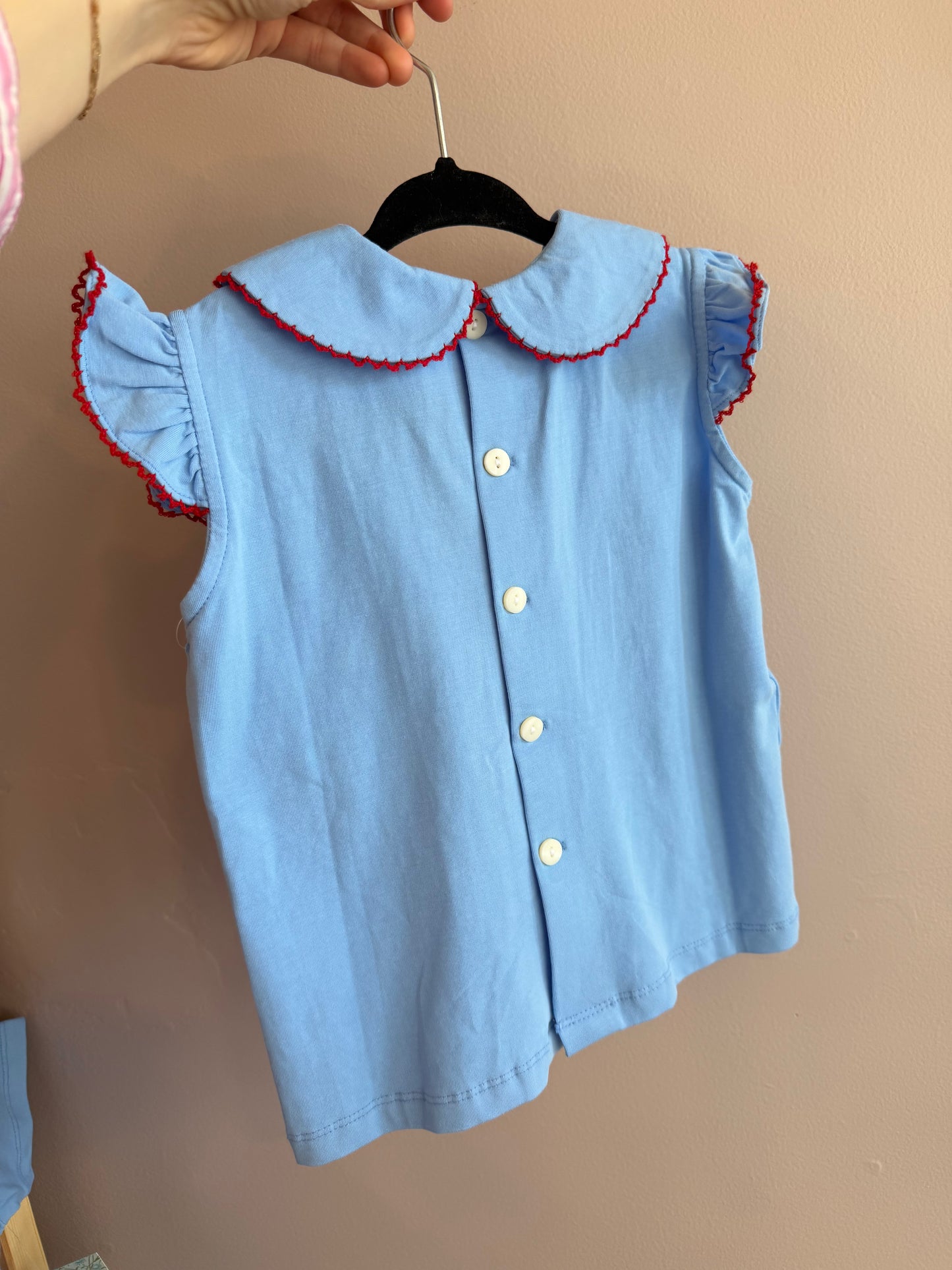 Blue Emma Blouse