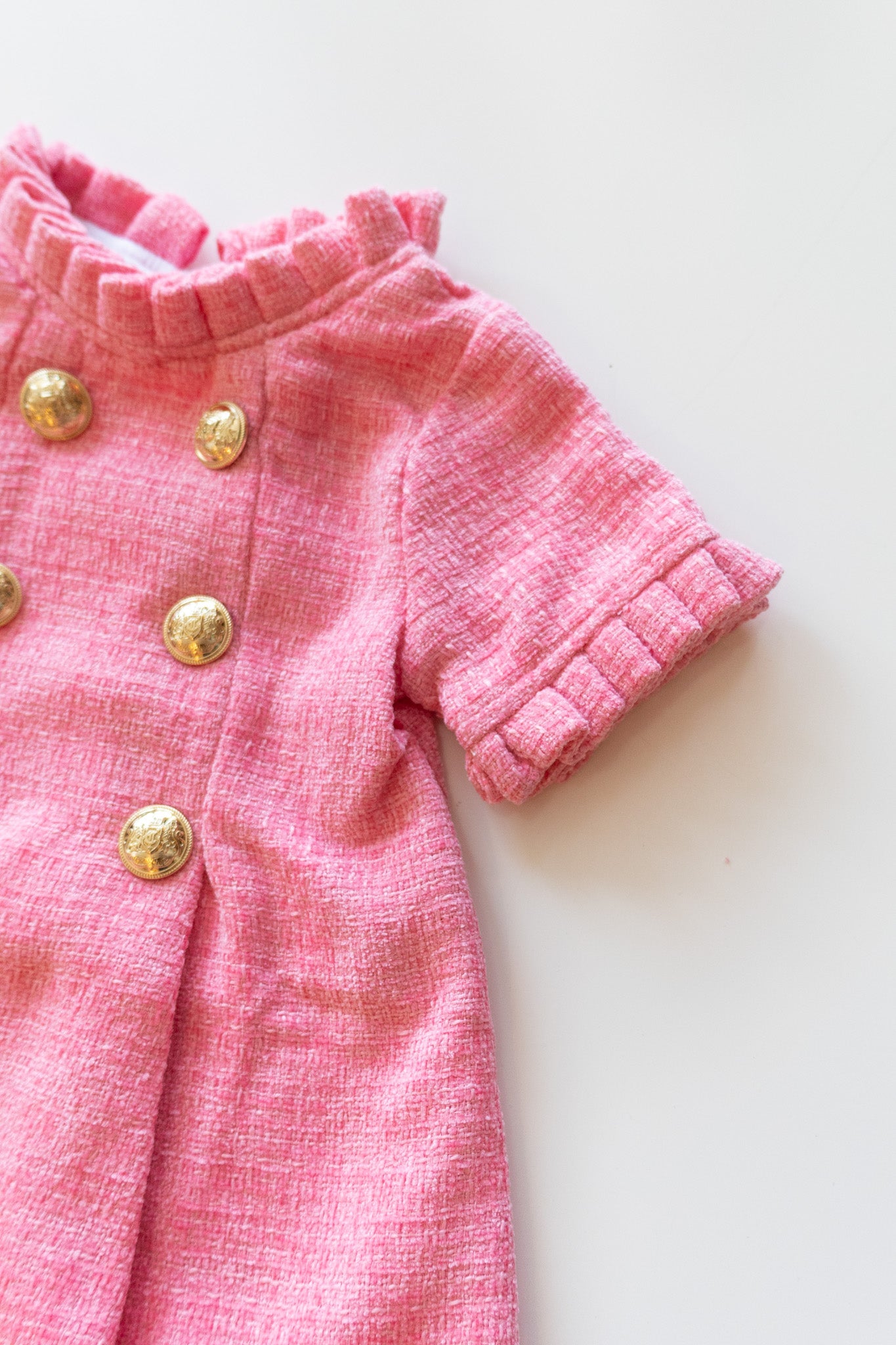 Emerson Hot Pink Tweed Dress