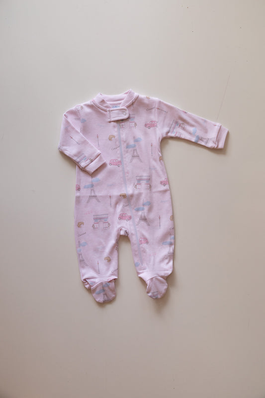 Love Paris Footie Pajama