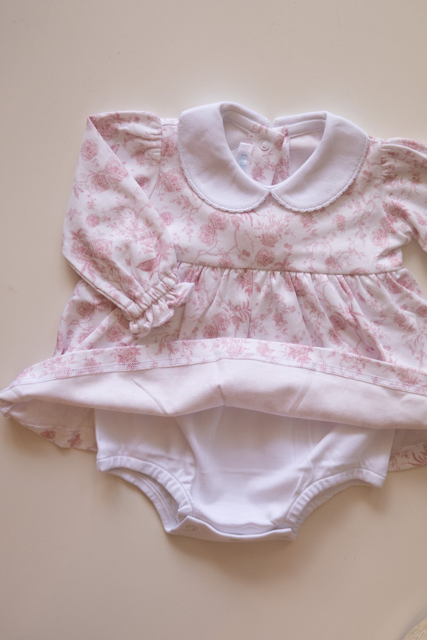 Pink Rose Garden L/S Dress
