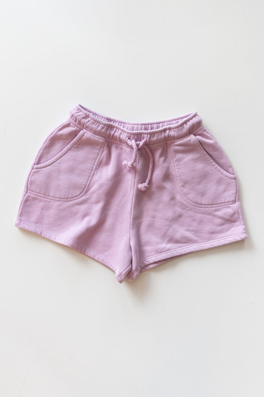 Orchid Acid Wash Pork Chop Short