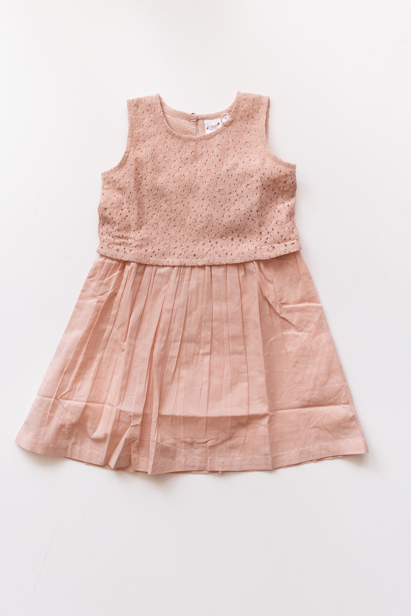 Blush Lace Top Dress
