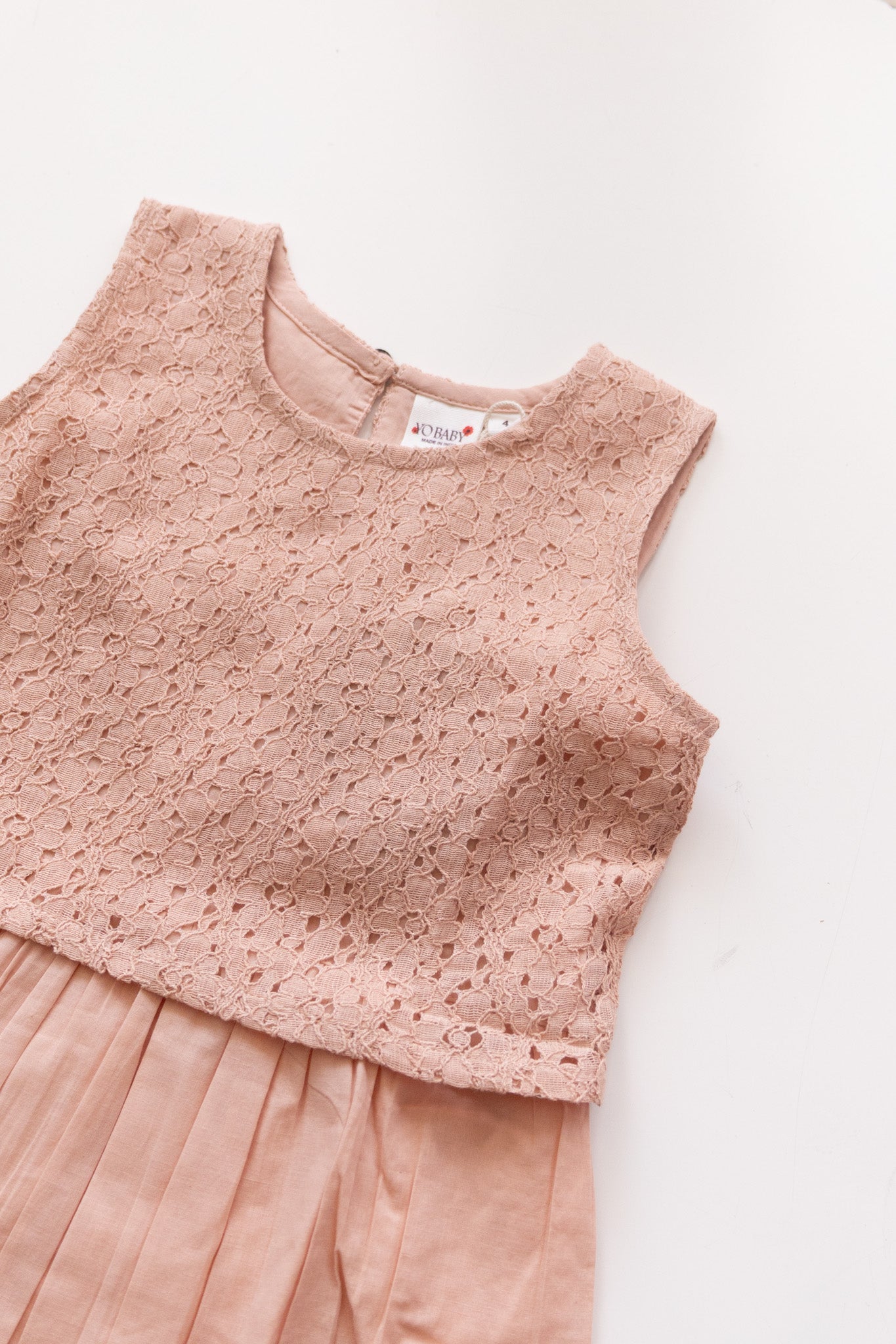 Blush Lace Top Dress