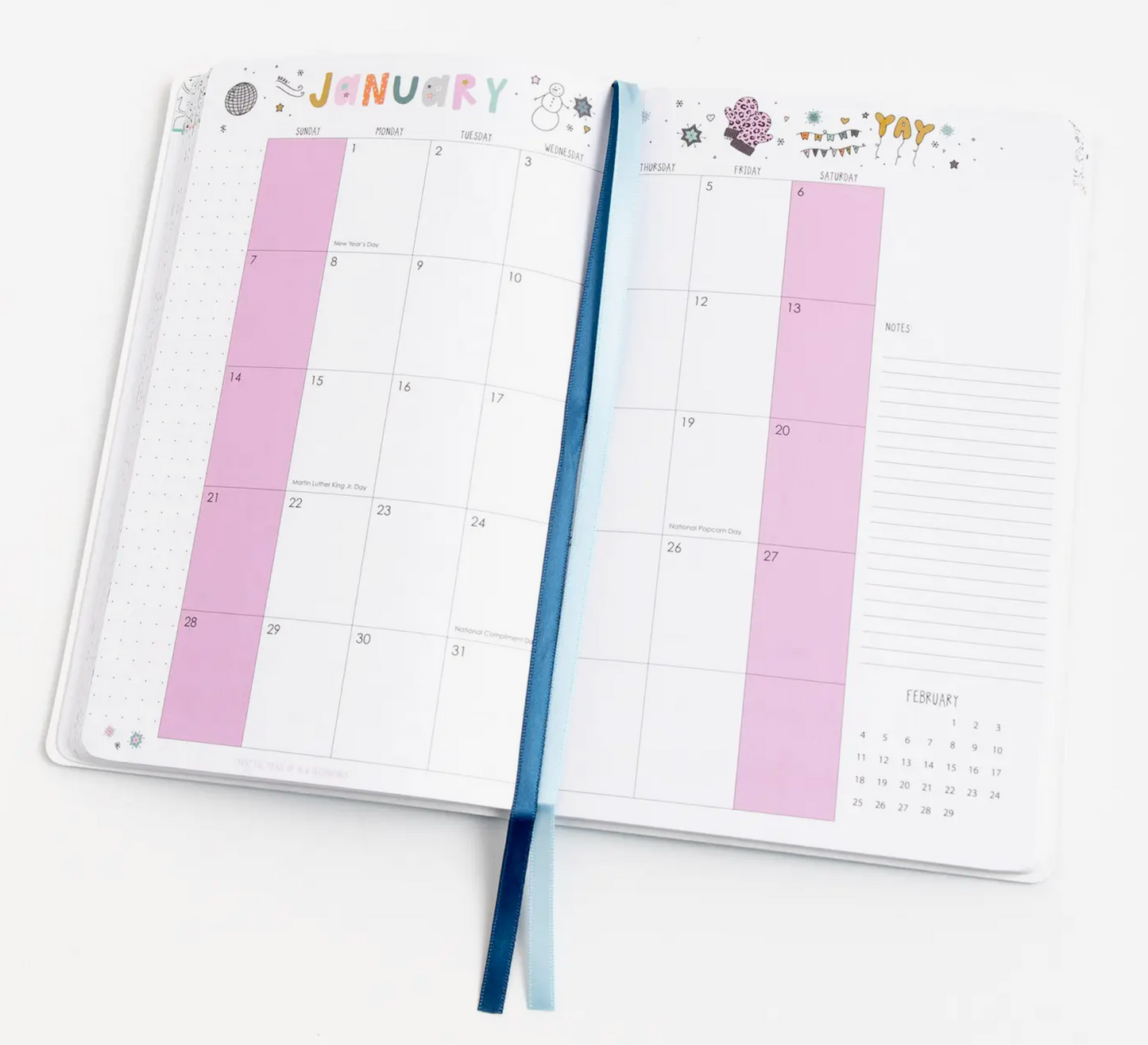 Smiley Grid Planner: Academic Year