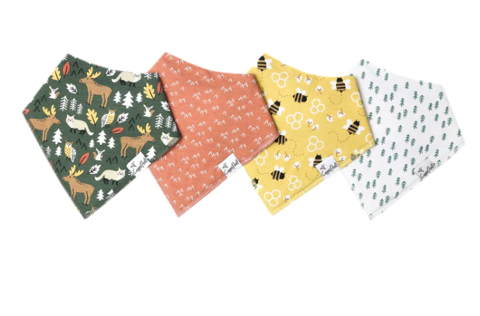 Copper Pearl Bandana Bib