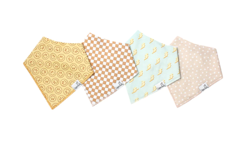 Copper Pearl Bandana Bib