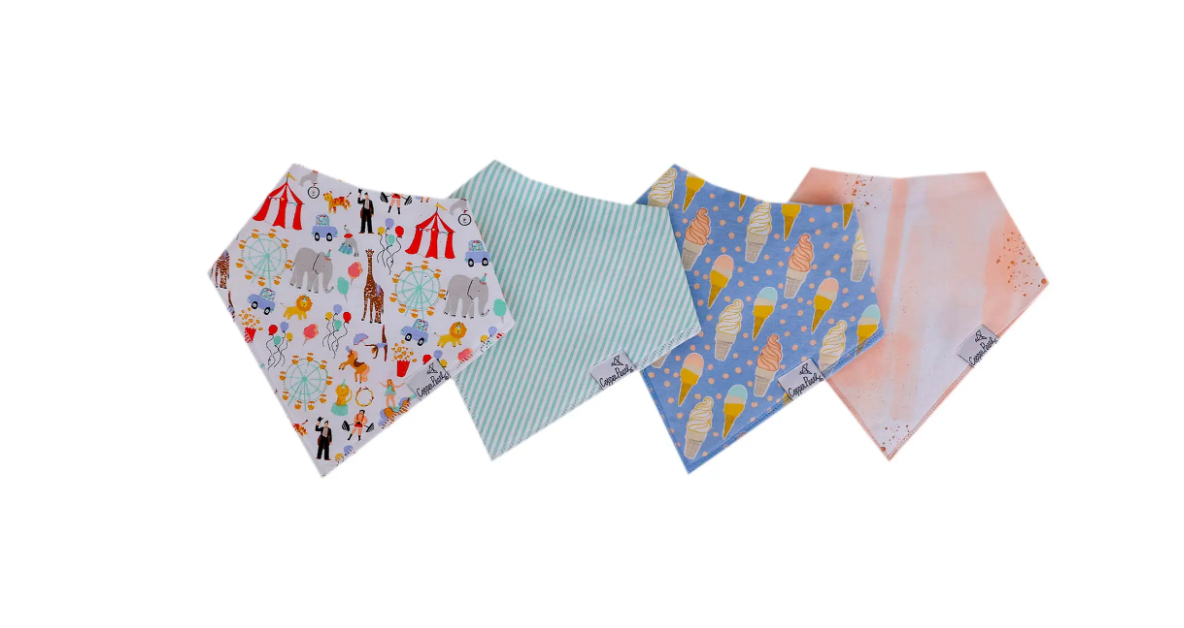 Copper Pearl Bandana Bib