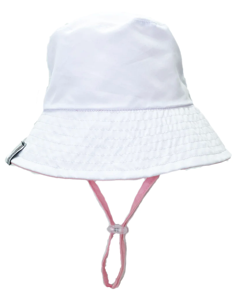 Fairy Tale Pink Suns Out Reversible Bucket Hat