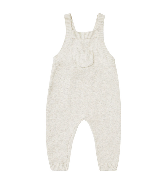 Knit Overalls - Ivory