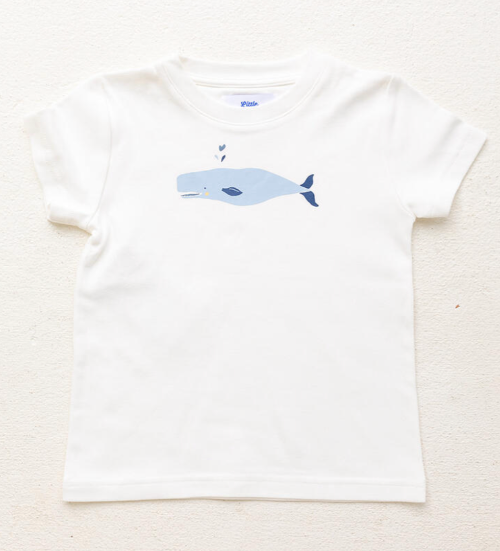 Short Sleeve Whale Tee