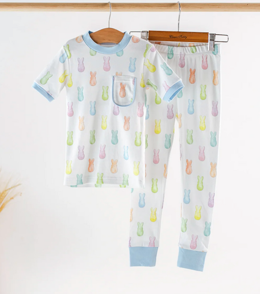 Hoppy Easter Organic Cotton Kids Pajama Set