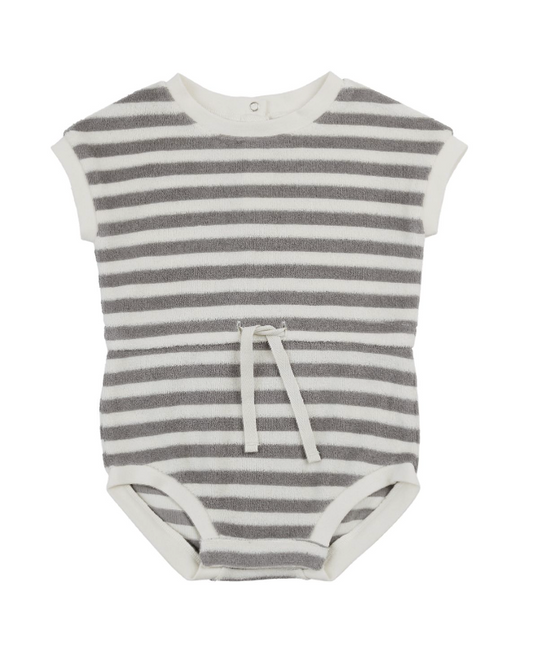 retro romper || retro stripe