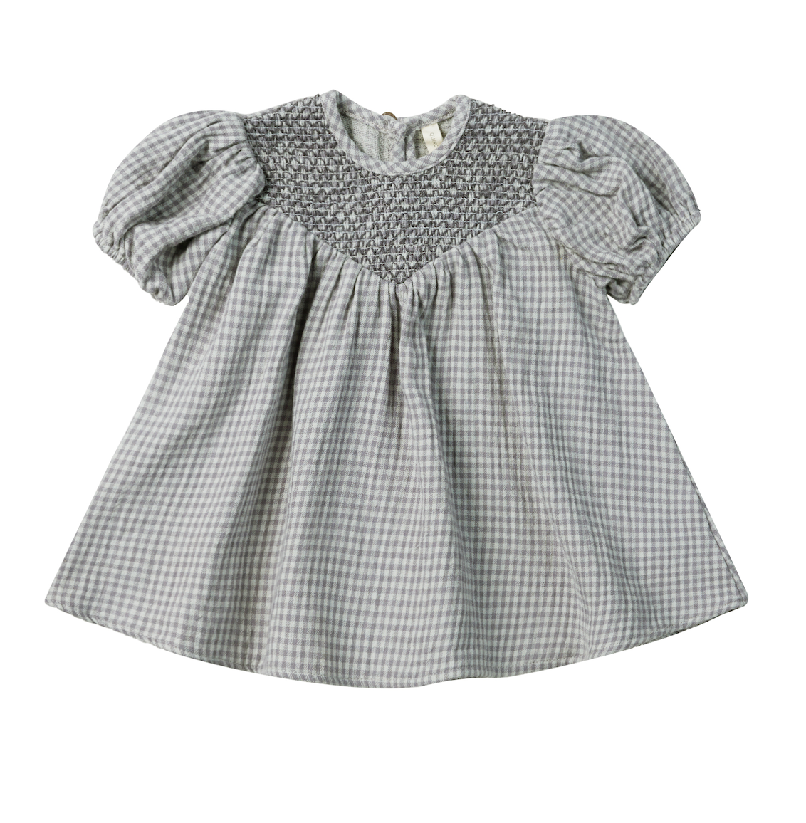 carina dress || blue gingham