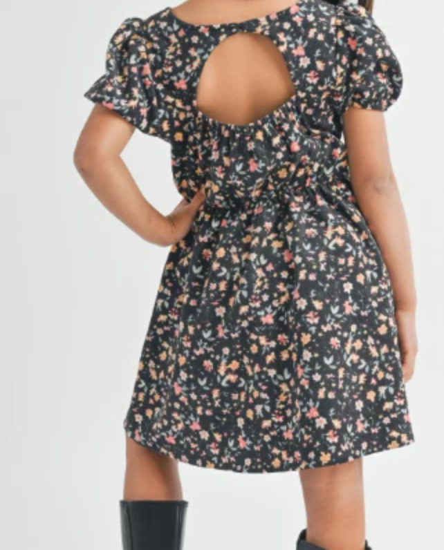 Plantlover puff Mini Dress