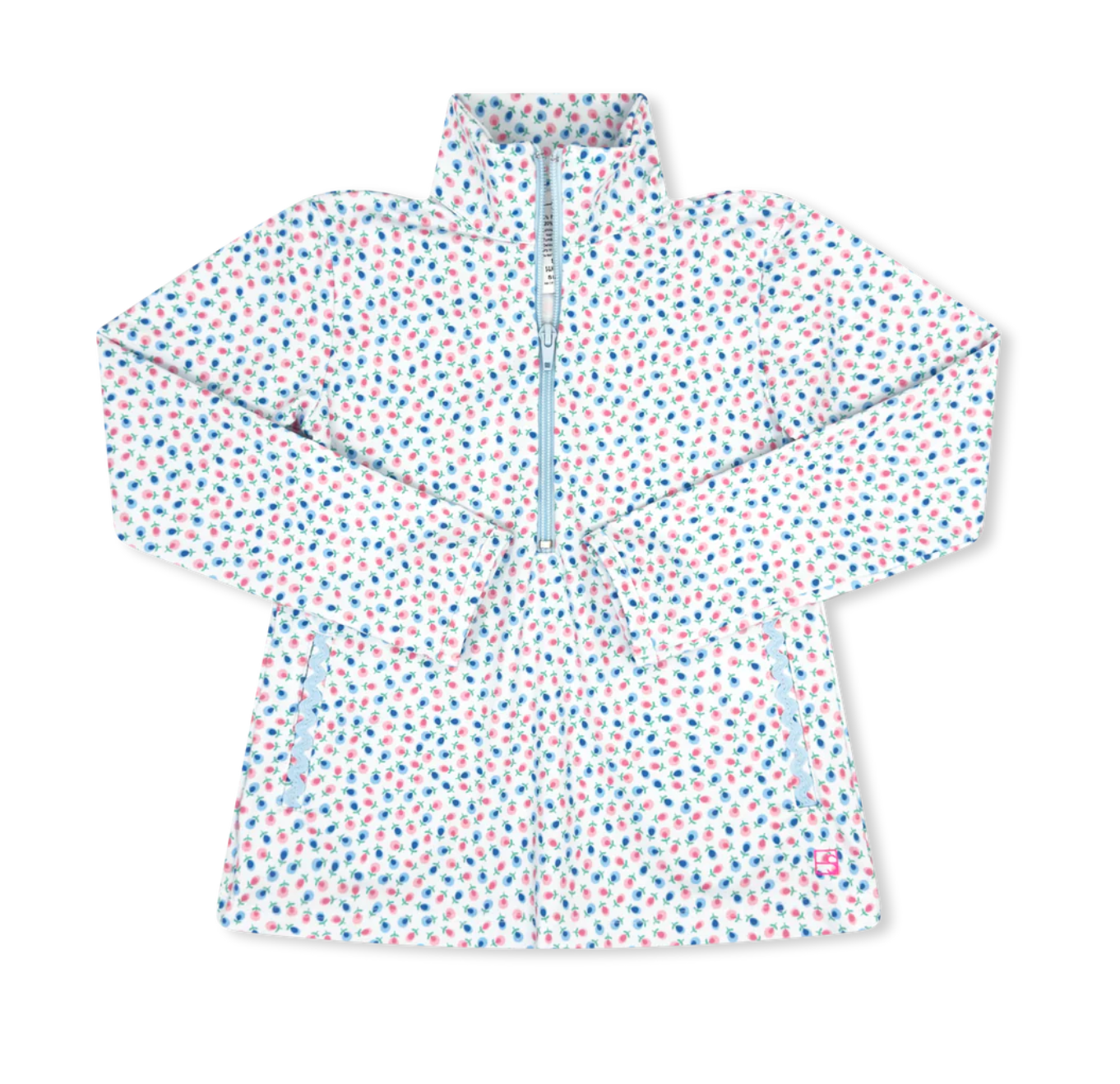 Kindness Blooms Heather Half Zip