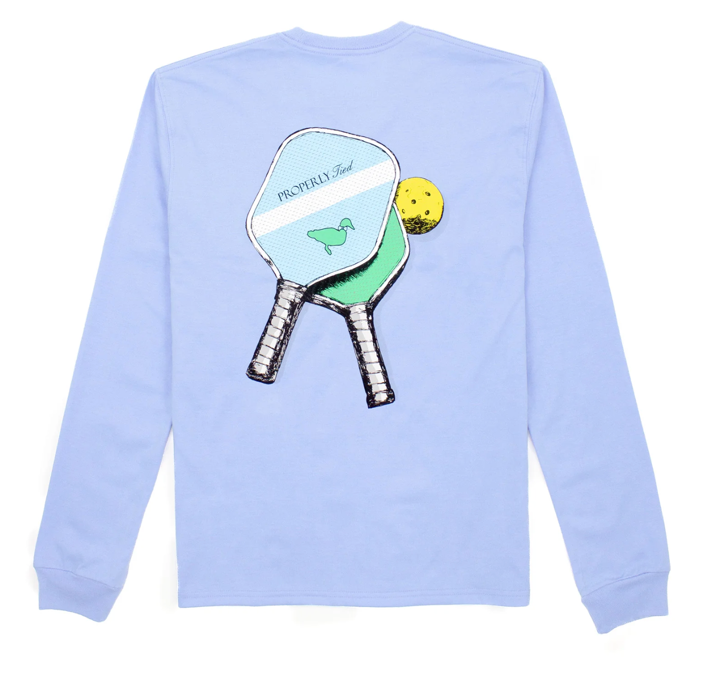 Boys Pickleball LS Light Blue