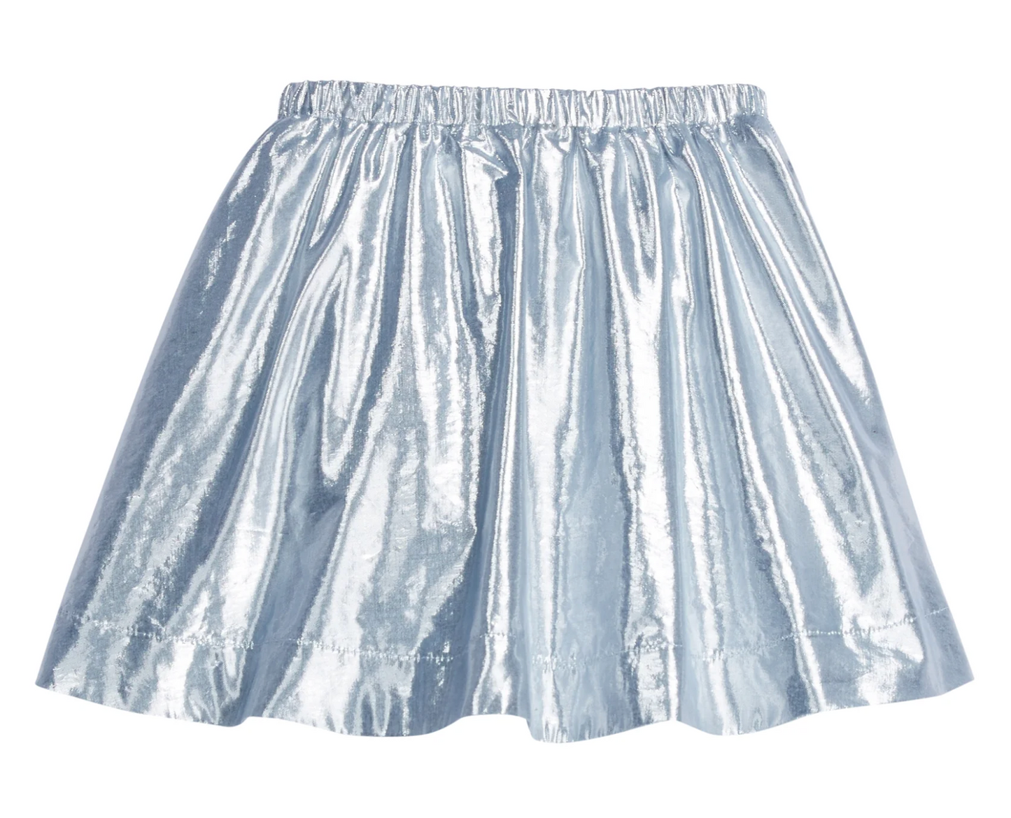 Icicle Metallic Circle Skort