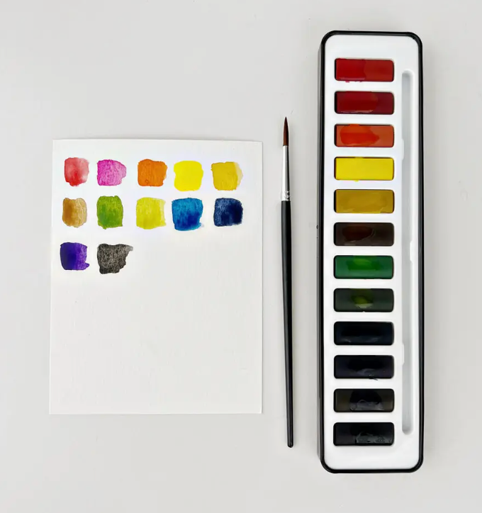 Watercolor Paint Set