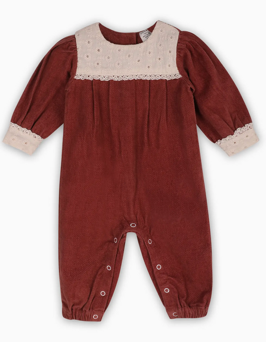 Lace Velvet Jumpsuit