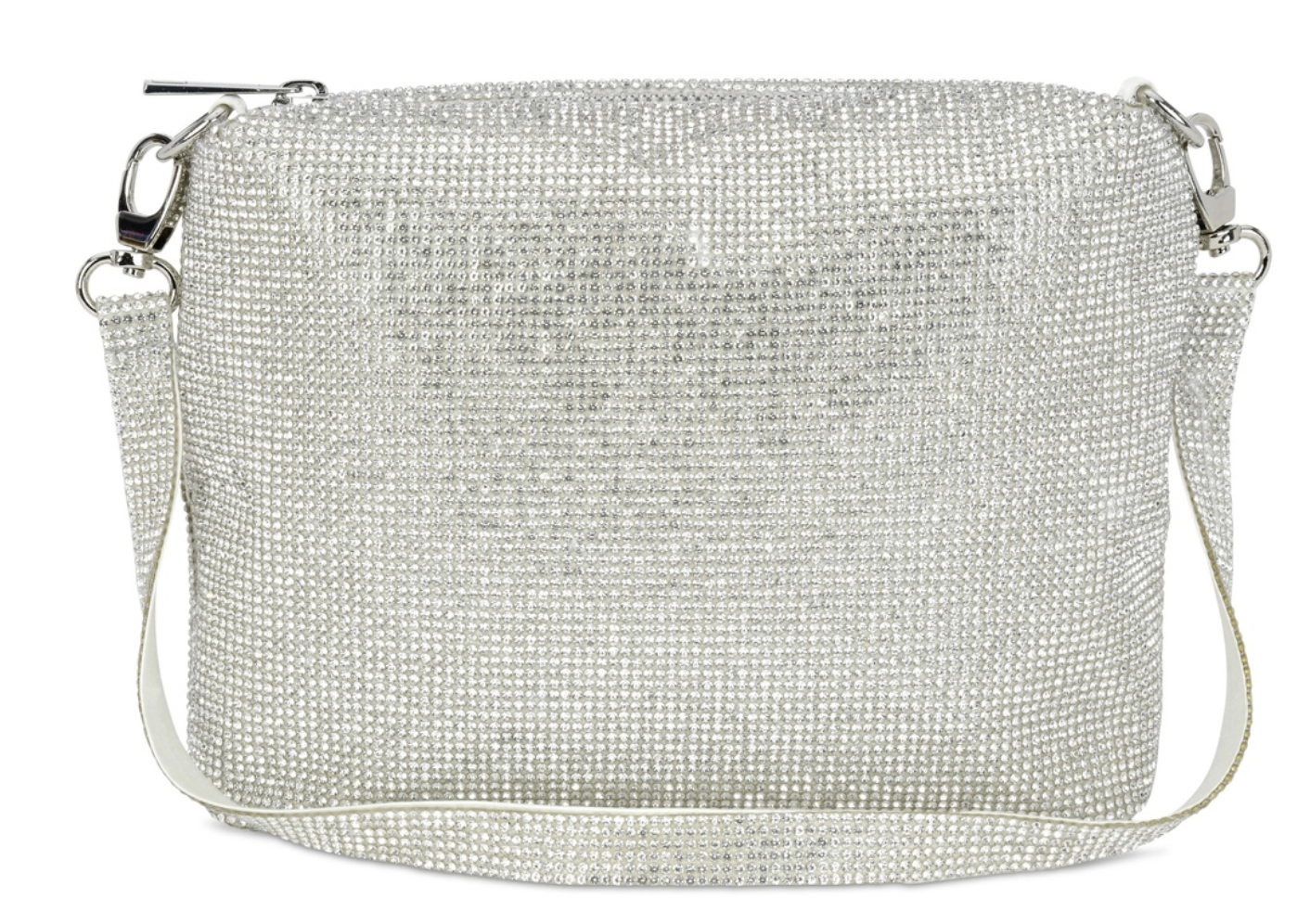 White Crystal Crossbody Bag