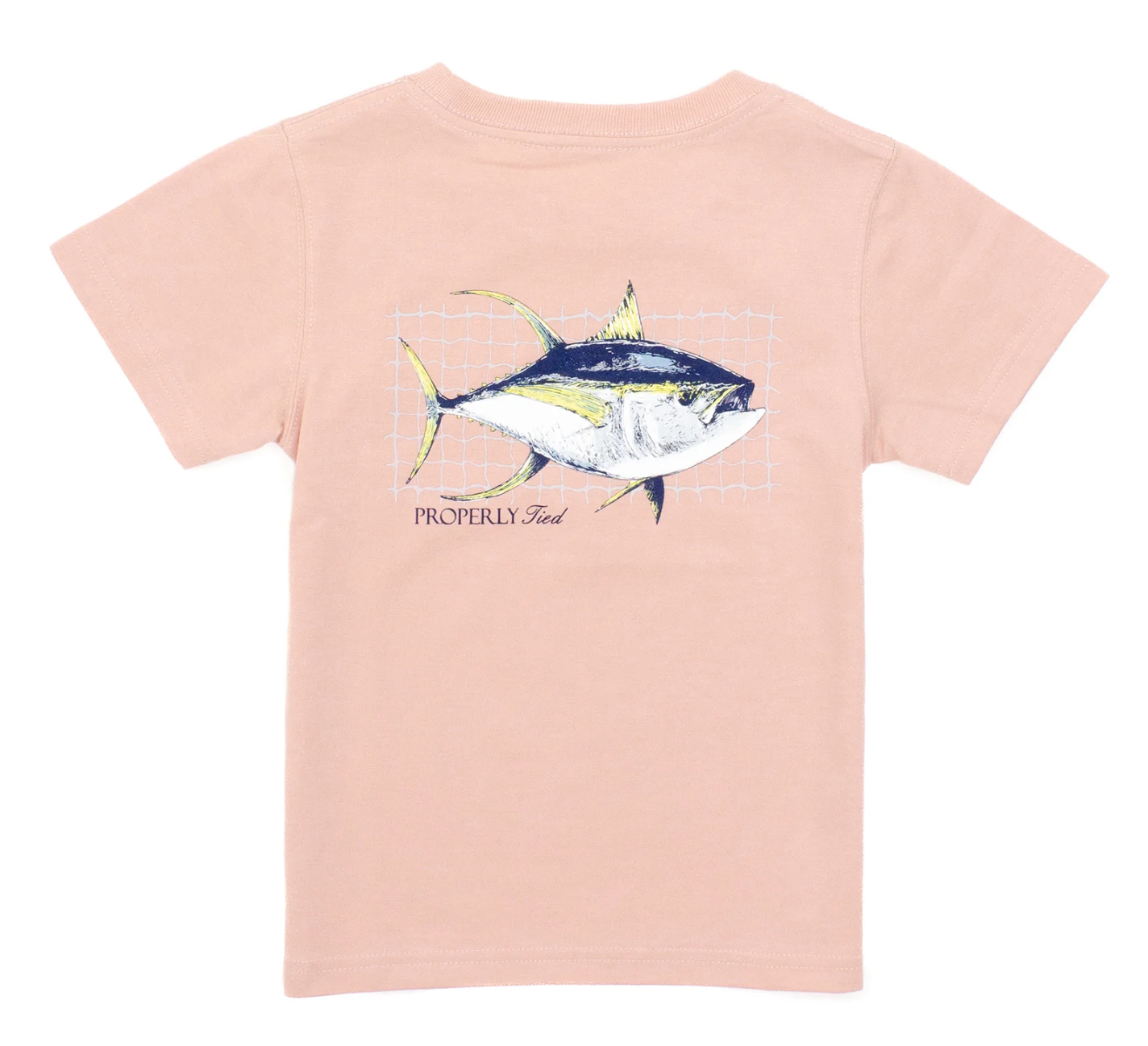 Boys Tuna Peach SS Tee