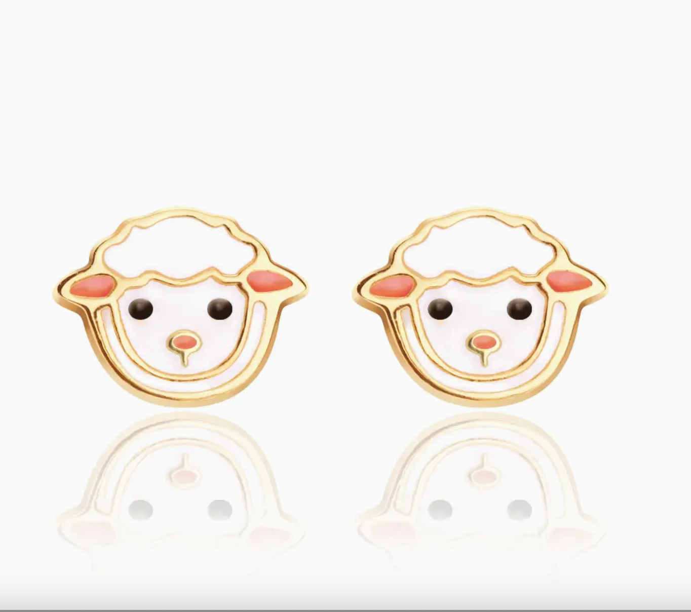 Lamb Stud Earrings