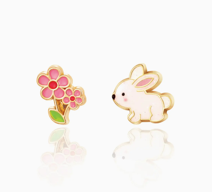 Hop and Bloom Stud Earrings