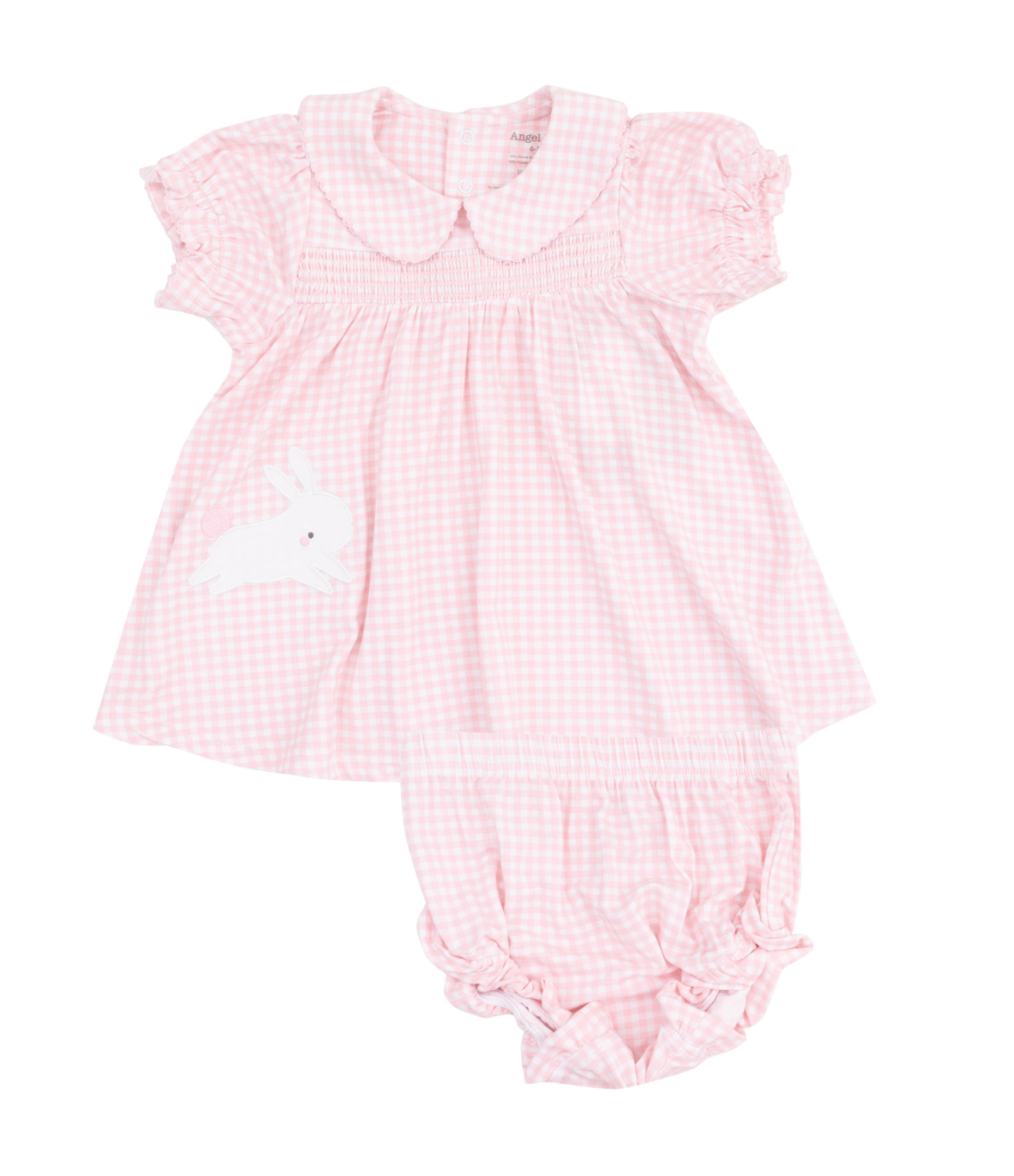 Pink Gingham Bunny Dress