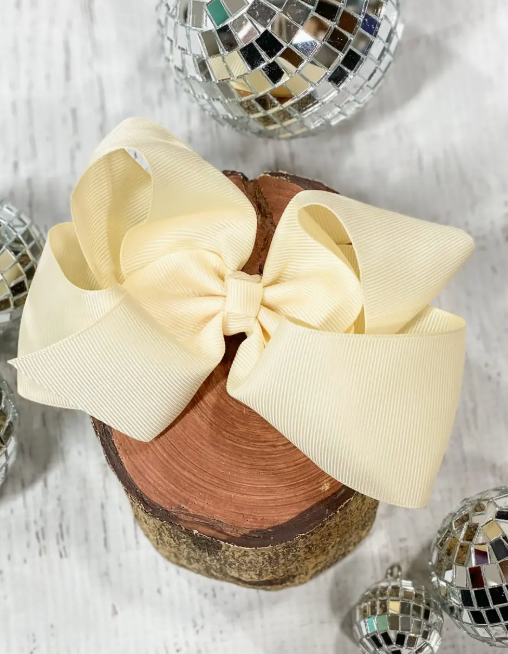 Essential Grosgrain Hair Bow - Alligator Clip - 4"