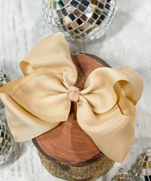 Essential Grosgrain Hair Bow - Alligator Clip - 4"