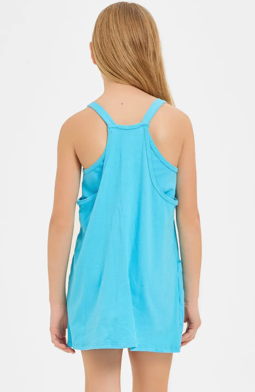 Tank Dress with Built in Romper Lining