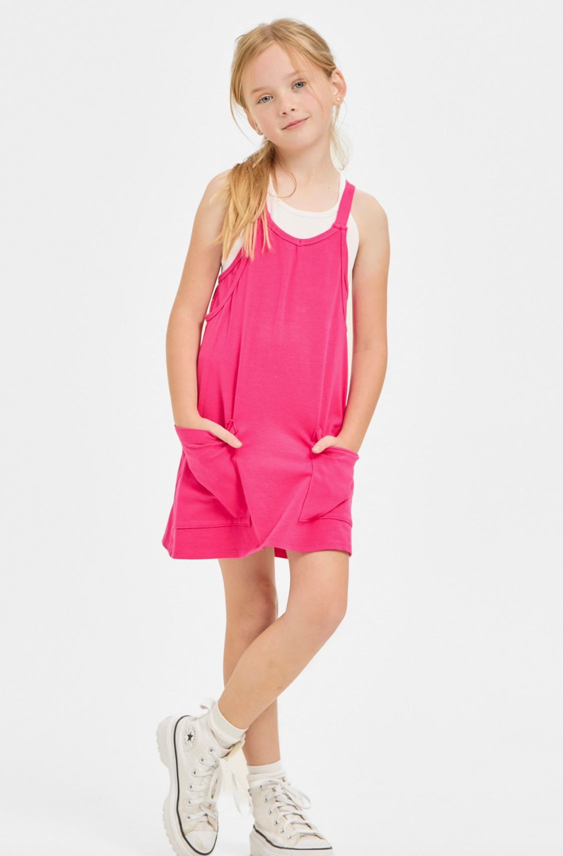 Tank Dress with Built in Romper Lining