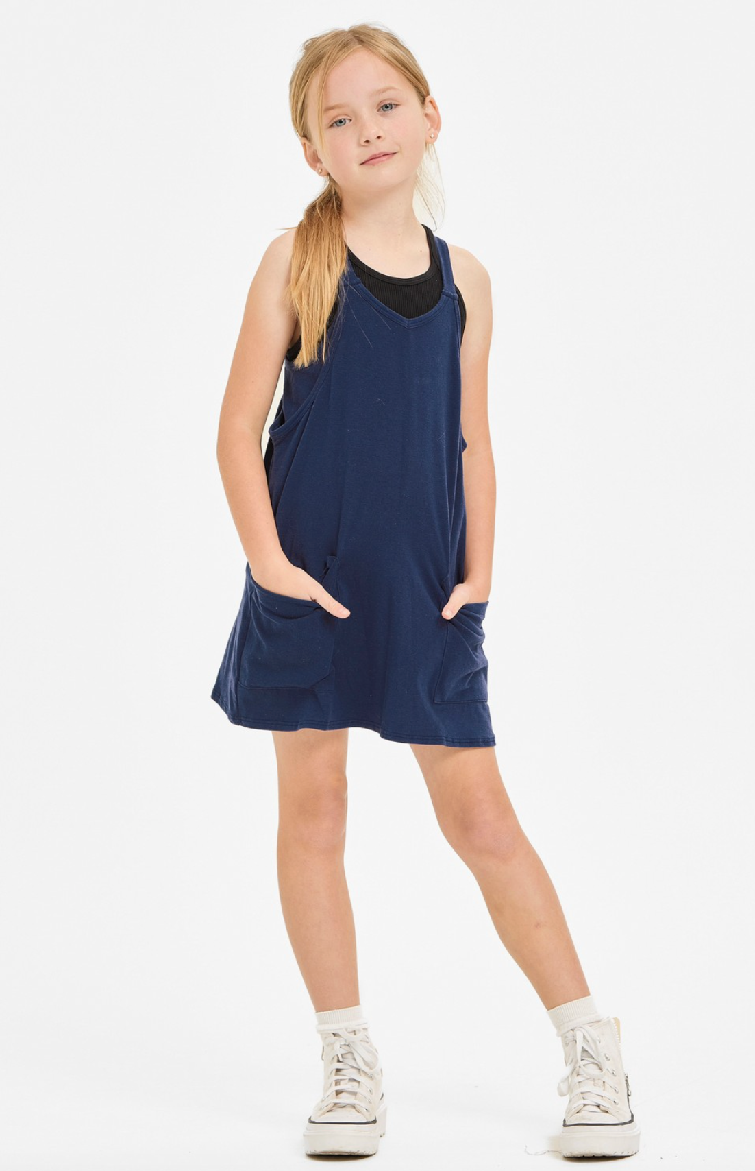Tank Dress with Built in Romper Lining