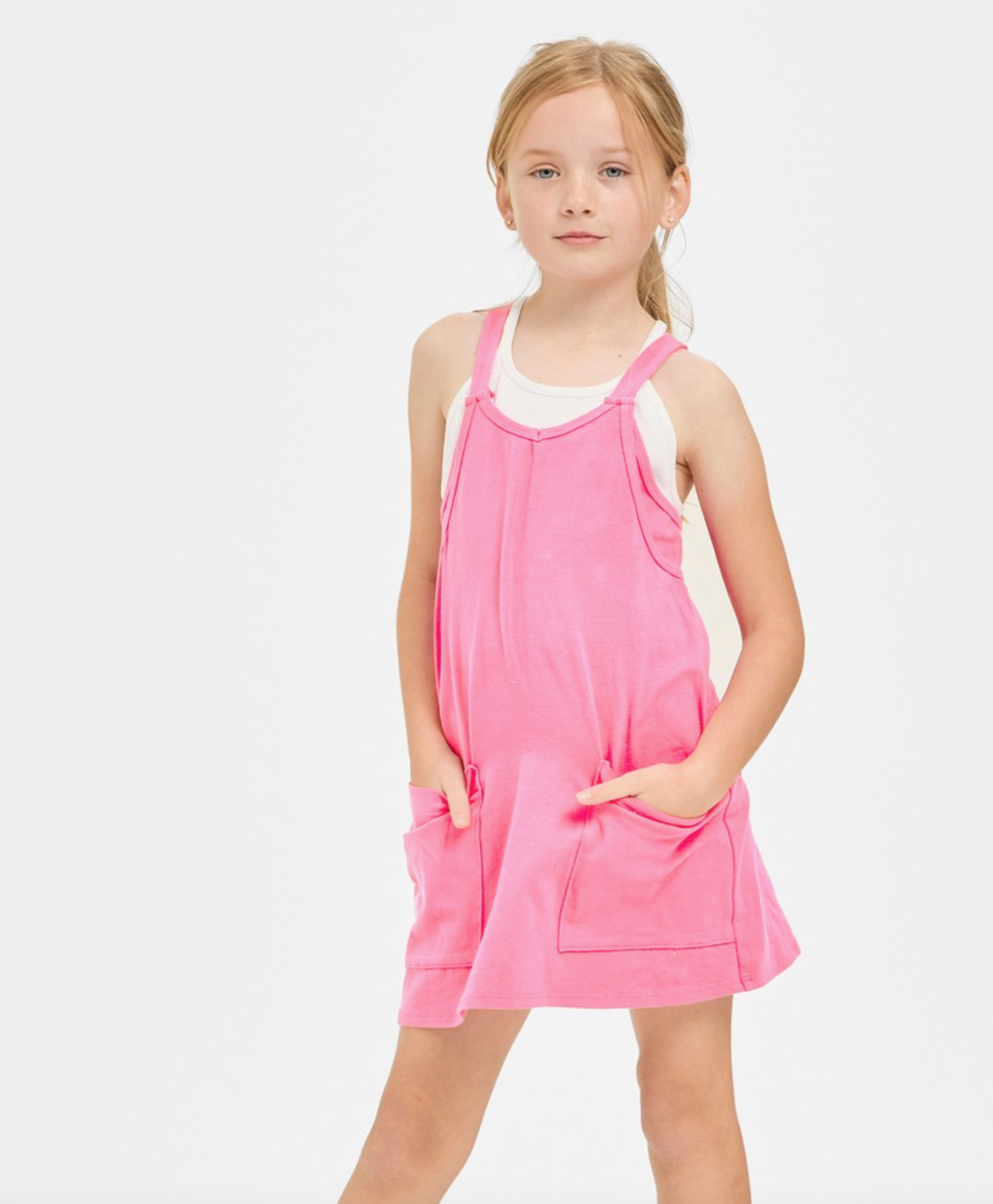 Tank Dress with Built in Romper Lining