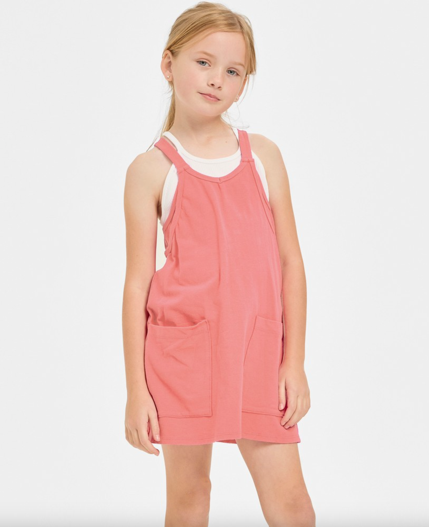Tank Dress with Built in Romper Lining