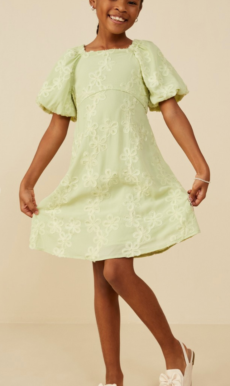 Sage Green Floral Dress