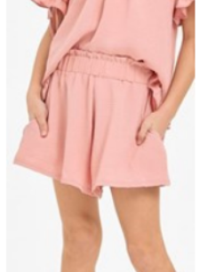Ruffled Short with Pocket