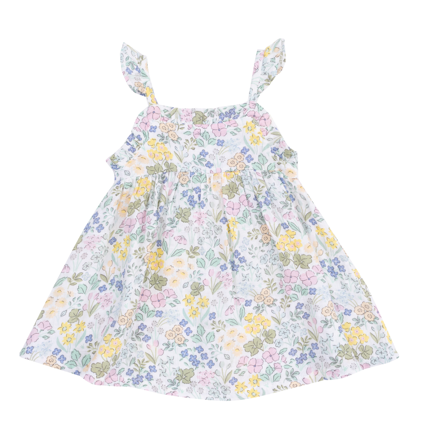 Samantha Floral Paperbag Ruffle Sundress