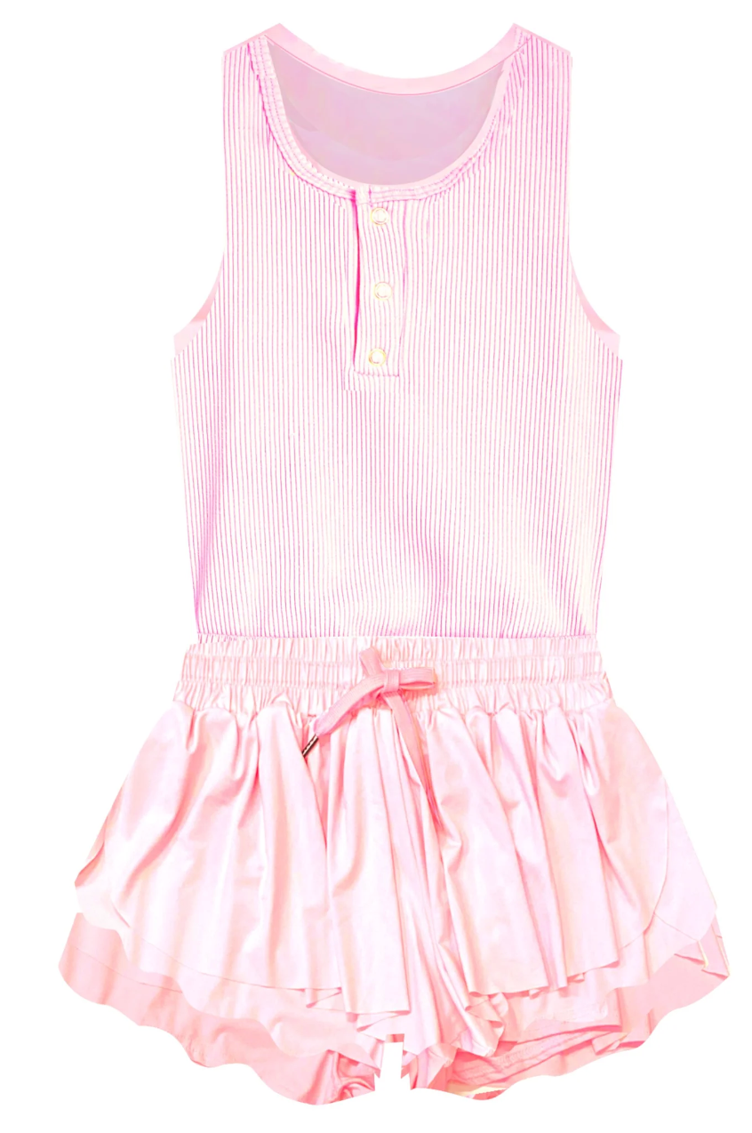 Racerback dance romper