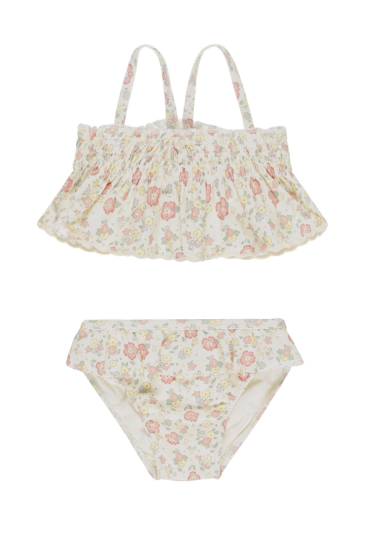Smocked Ruffle Bikini || Bloom