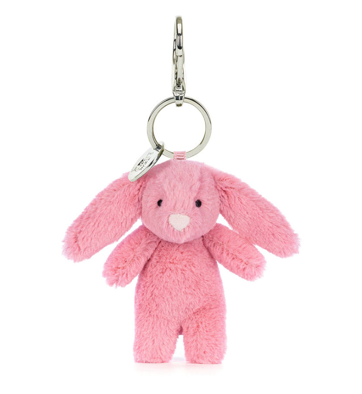 Bashful Pink Bunny Bag Charm