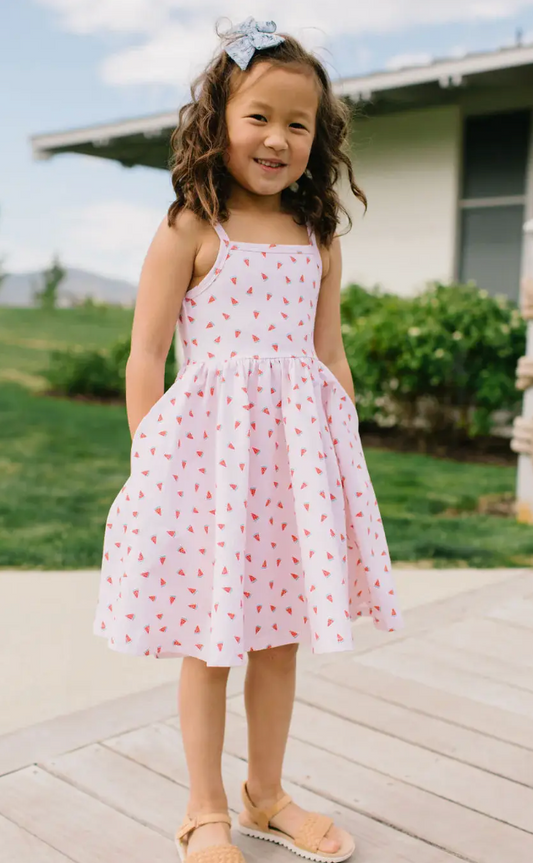 Camila dress in Watermelon