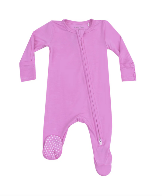 Cyclamen 2 Way Zipper Footie