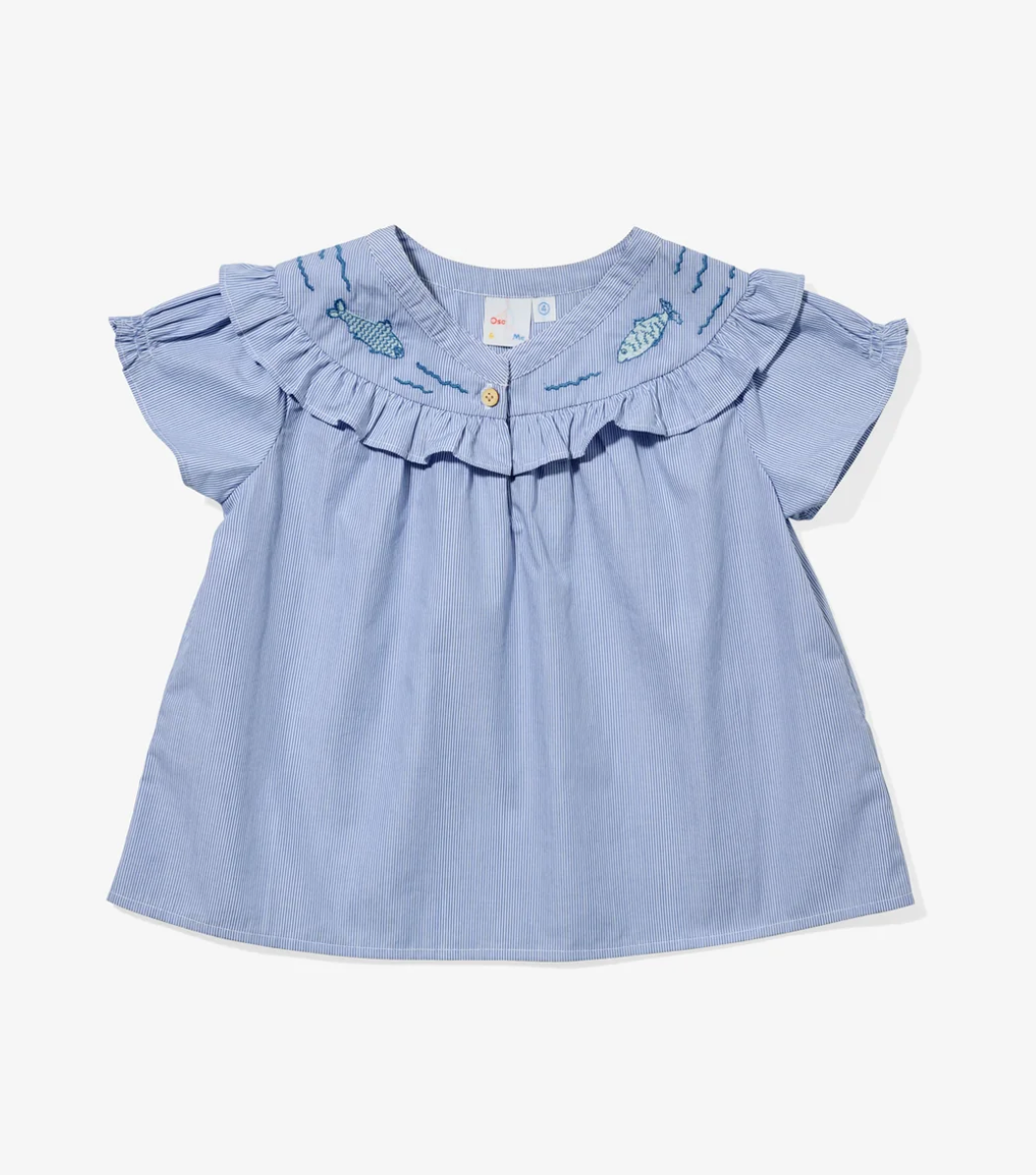 Margo Blouse - Fish