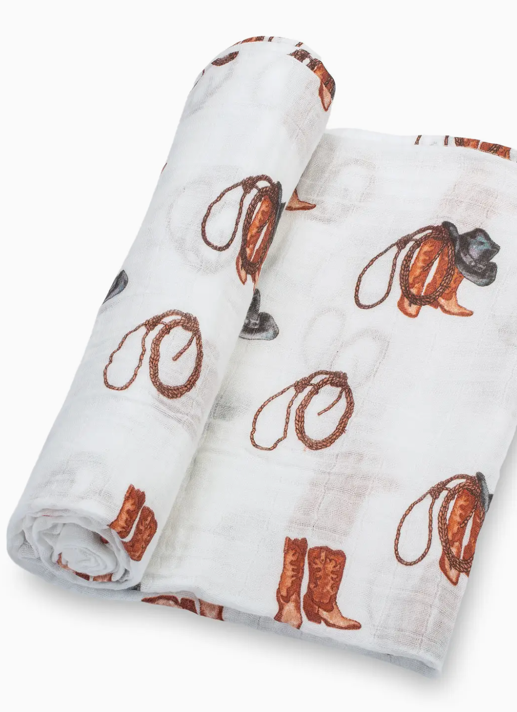 Life Is Better in Boots Western Baby Swaddle Blanket