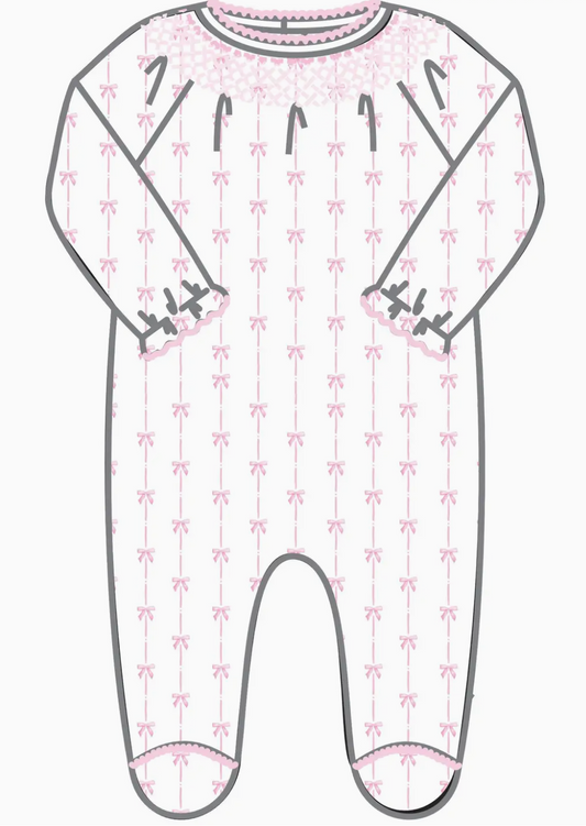 Amelia's Classics Bows Bishop Footie