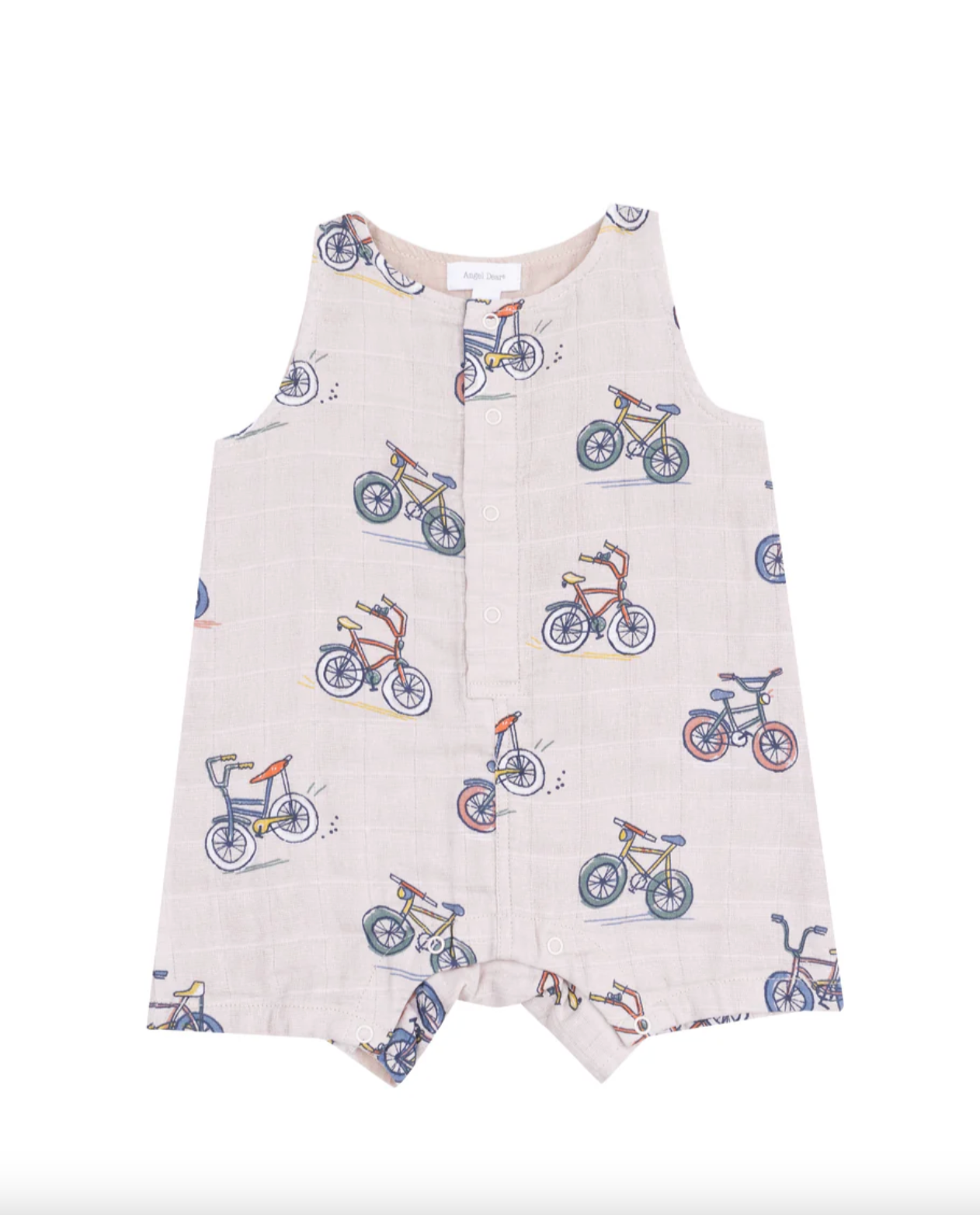Sleeveless Shortie Romper - Bikes