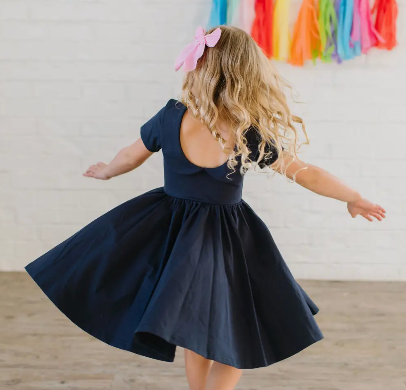 Elizabeth Dress in Navy