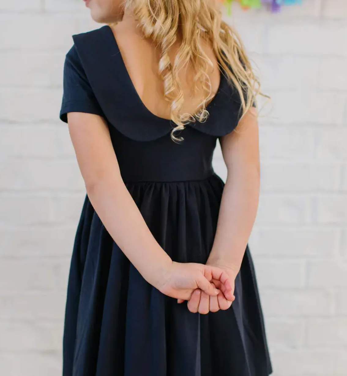 Elizabeth Dress in Navy